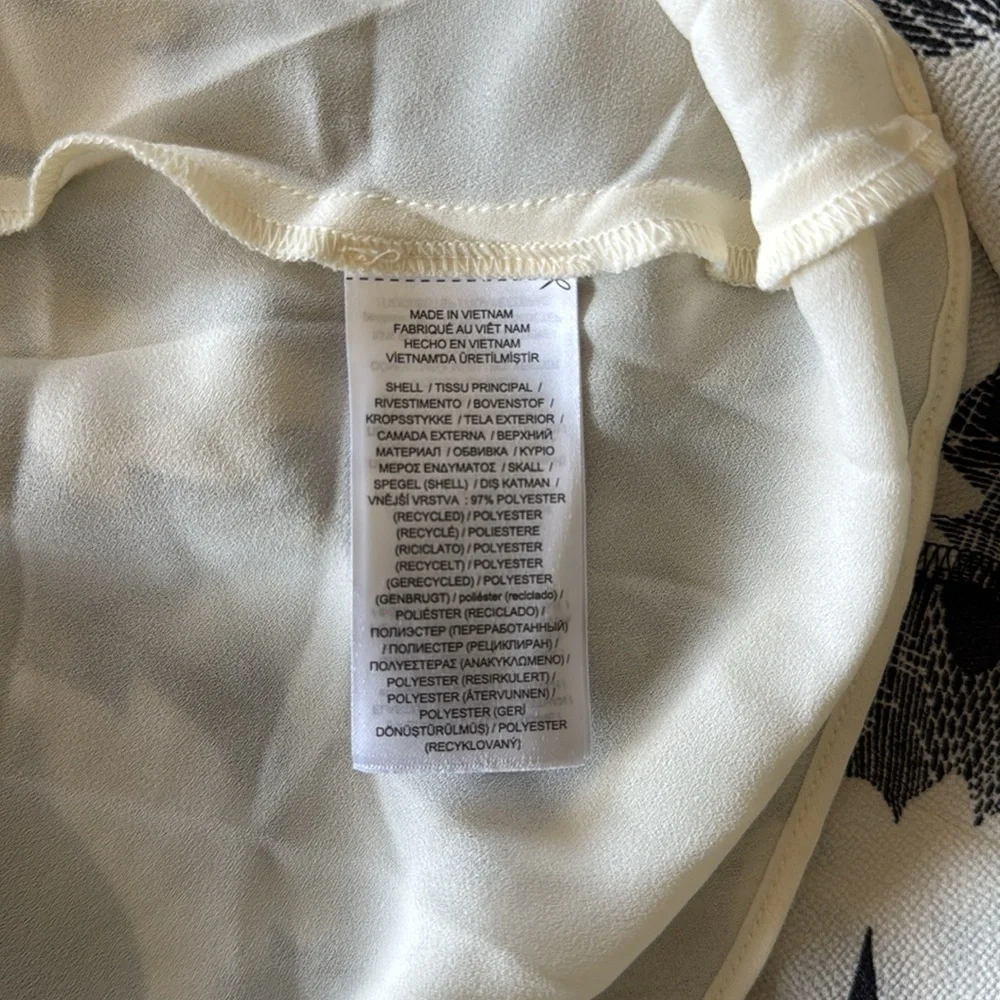 Lauren Ralph Lauren Black and White Floral Dress Size 12 - Picture 10 of 12